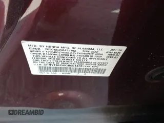 2016 Honda Pilot EX-L with VIN 5FNYF6H50GB061428, listed as a IAAI auction lot 41891865 with 149,390 mi miles. Bid and sale history available at carsss.com. Image 9.