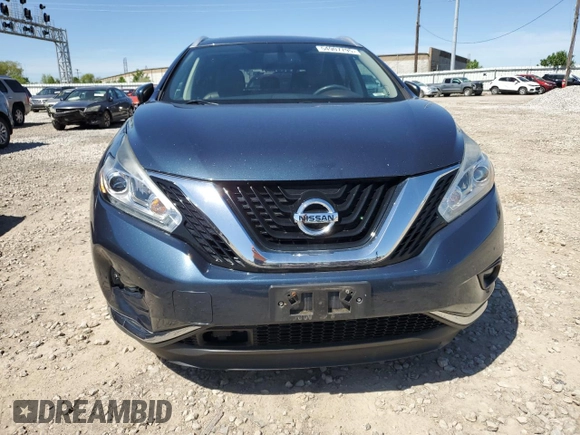 2017 Nissan Murano SL with VIN 5N1AZ2MH5HN106959, listed as a Copart auction lot 54907795 with 171,134 mi miles and Clean Title. Bid and sale history available at DreamBid. Image 5.