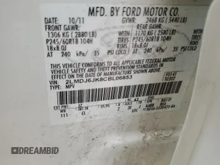 2012 Lincoln MKX z VIN 2LMDJ6JK8CBL06853, wystawiony jako Copart lot #54757735 z przebiegiem 114 046 mil mil oraz Szkoda całkowita • Salvage title. Historia ofert i sprzedaży dostępna na DreamBid. Obrazek 13.