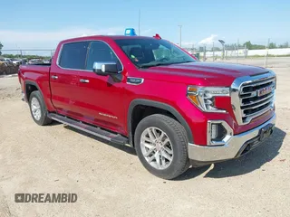 2020 GMC Sierra 1500 SLT z VIN 1GTU9DED8LZ296394, wystawiony jako IAAI lot #42549855 z przebiegiem 105 510 mil mil oraz . Historia ofert i sprzedaży dostępna na DreamBid. Obrazek 1.