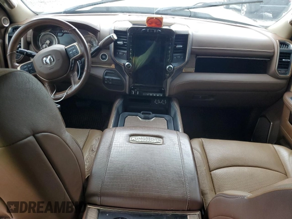 2020 Ram 2500 Longhorn with VIN 3C6UR5GL8LG147355, listed as a Copart auction lot 59675815 with 53,147 mi miles and Salvage title. Bid and sale history available at DreamBid. Image 8.