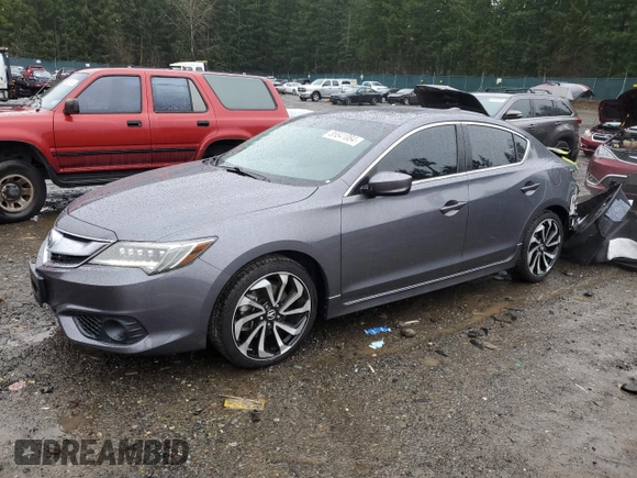 2017 Acura ILX w/Premium/A-SPEC Pkg with VIN 19UDE2F8XHA009582, listed as a Copart auction lot 85541084 with 65,836 mi miles and Salvage Title. Bid and sale history available at carsss.com. Image 1.