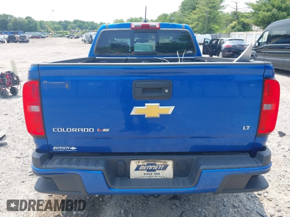 2018 Chevrolet Colorado 4WD LT with VIN 1GCHTCEN8J1135416, listed as a IAAI auction lot 42402972 with 42,963 mi miles and . Bid and sale history available at DreamBid. Image 16.