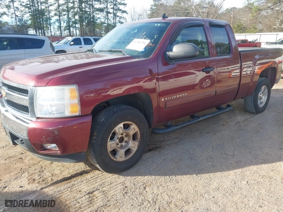 2008 Chevrolet Silverado 1500 LT w/1LT with VIN 1GCEC19J68Z100996, listed as a IAAI auction lot 41704750 with 127,463 mi miles. Bid and sale history available at carsss.com. Image 2.