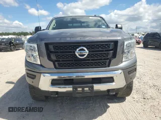 2021 Nissan Titan XD SV with VIN 1N6AA1FB4MN519784, listed as a Copart auction lot 74893744 with 45,245 mi miles and Salvage Title. Bid and sale history available at carsss.com. Image 5.