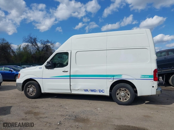 2012 Nissan NV SV with VIN 1N6AF0LY0CN105808, listed as a IAAI auction lot 42031263 with 399,400 mi miles. Bid and sale history available at carsss.com. Image 14.