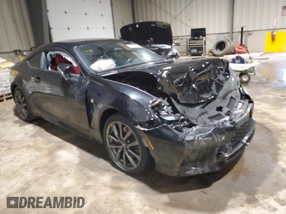 2020 Lexus RC with VIN JTHGZ5DC2L5010203, listed as a Copart auction lot 40012814 with 23,104 mi miles. Bid and sale history available at carsss.com. Image 4.
