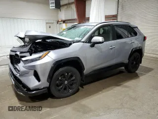 2022 Toyota RAV4 Hybrid SE с VIN JTM16RFVXND052911, выставлен на аукционе Copart как лот 62829175 с пробегом 84 035 миль миль и Списание • Salvage title. История ставок и продаж доступна на DreamBid. Изображение 1.