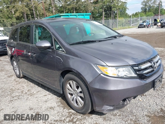 2015 Honda Odyssey EX z VIN 5FNRL5H49FB025993, wystawiony jako IAAI lot #42316946 z przebiegiem 47 694 mil mil oraz . Historia ofert i sprzedaży dostępna na DreamBid. Obrazek 1.