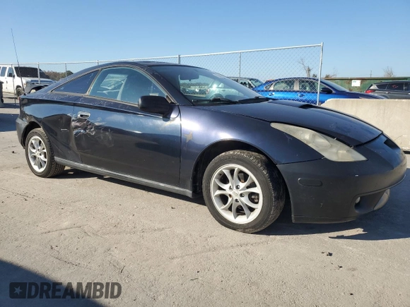 2000 Toyota Celica GT with VIN JTDDR32T5Y0018974, listed as a Copart auction lot 85803274 with 167,020 mi miles and Non Repairable. Bid and sale history available at carsss.com. Image 4.