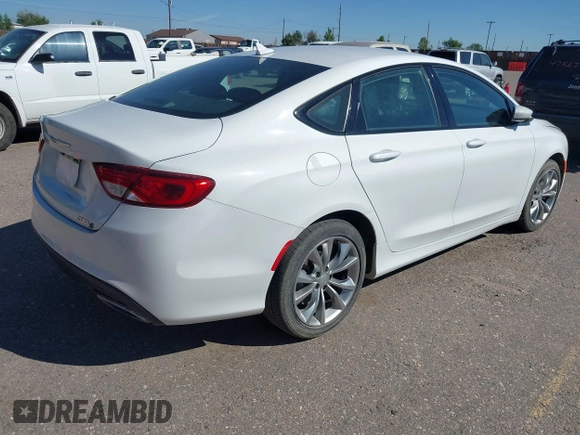 2015 Chrysler 200 S with VIN 1C3CCCBB4FN558485, listed as a IAAI auction lot 42637603 with Not provided miles and . Bid and sale history available at DreamBid. Image 4.