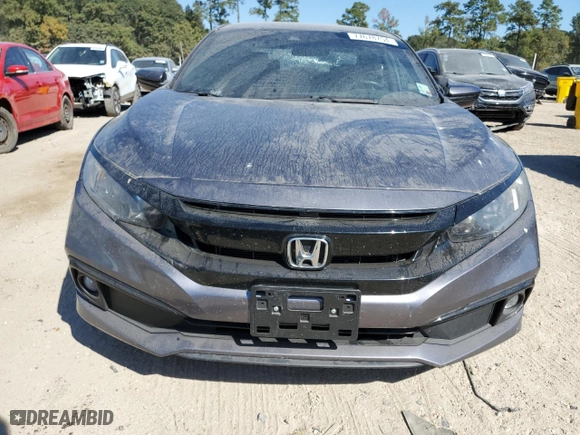 2021 Honda Civic Sedan Sport with VIN 19XFC2F83ME202600, listed as a Copart auction lot 77678754 with 66,978 mi miles and Salvage Title. Bid and sale history available at carsss.com. Image 5.