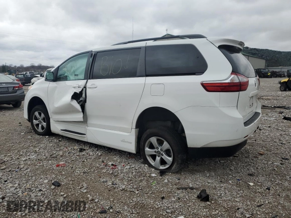 2019 Toyota Sienna LE Auto Access Seat with VIN 5TDKZ3DC0KS984058, listed as a Copart auction lot 87044624 with Not Provided miles and Salvage Title. Bid and sale history available at DreamBid. Image 2.
