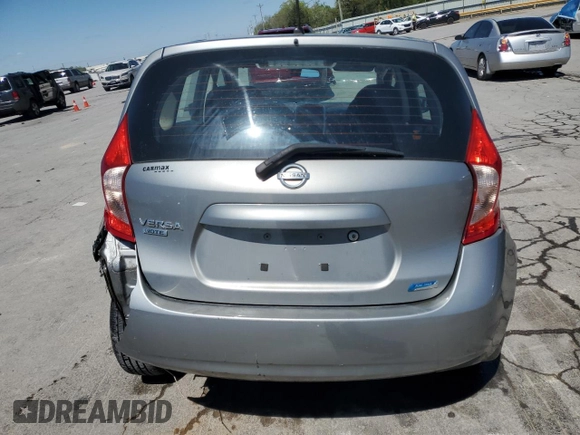 2015 Nissan Note S Plus with VIN 3N1CE2CP4FL358672, listed as a Copart auction lot 52916195 with Not Provided miles and Salvage Title. Bid and sale history available at DreamBid. Image 6.