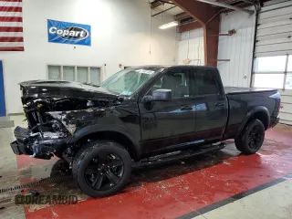 2021 Ram 1500 Classic Warlock with VIN 1C6RR7GG8MS510378, listed as a Copart auction lot 44301335 with 48,044 mi miles and Salvage Title. Bid and sale history available at carsss.com. Image 1.