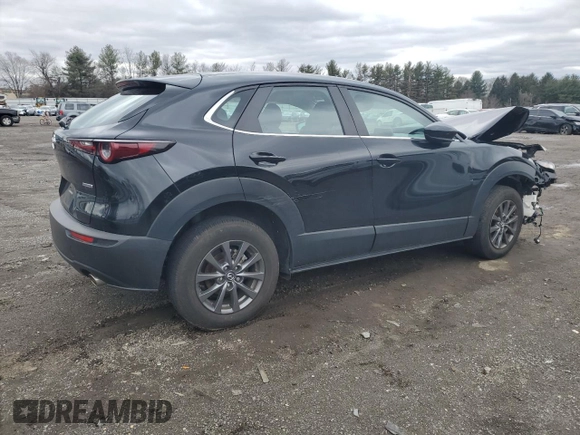 2021 Mazda CX-30 S with VIN 3MVDMBAL2MM222907, listed as a Copart auction lot 48070245 with Not Provided miles and Salvage Title. Bid and sale history available at carsss.com. Image 3.