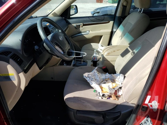 2011 Hyundai Santa Fe GLS with VIN 5XYZGDAB3BG063701, listed as a Copart auction lot 50122635 with 198,087 mi miles and Clean Title. Bid and sale history available at carsss.com. Image 7.