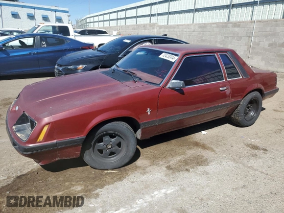 1986 Ford Mustang with VIN 1FABP2636GF228227, listed as a Copart auction lot 70426344 with 70,790 mi miles and Clean title. Bid and sale history available at DreamBid. Image 1.