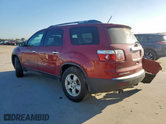2010 GMC Acadia SL with VIN 1GKLRKED2AJ123440, listed as a Copart auction lot 66044725 with 245,372 mi miles and Salvage title. Bid and sale history available at DreamBid. Image 2.