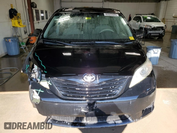 2014 Toyota Sienna L with VIN 5TDZK3DC6ES470318, listed as a Copart auction lot 45523325 with 175,316 mi miles and Salvage Title. Bid and sale history available at carsss.com. Image 5.