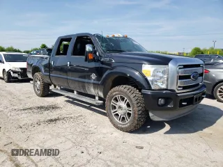 2013 Ford F-250 XL with VIN 1FT7W2BT9DEB69071, listed as a Copart auction lot 62896665 with 119,048 mi miles and Salvage title. Bid and sale history available at DreamBid. Image 4.