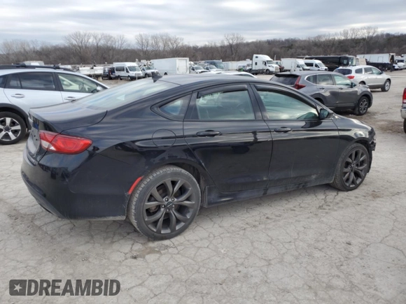 2016 Chrysler 200 S with VIN 1C3CCCBB0GN177136, listed as a Copart auction lot 86924624 with 143,583 mi miles and Salvage Title. Bid and sale history available at carsss.com. Image 3.