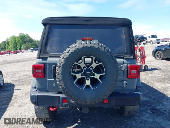 2018 Jeep Wrangler Unlimited Rubicon with VIN 1C4HJXFG6JW267087, listed as a IAAI auction lot 42235058 with 93,962 mi miles and . Bid and sale history available at DreamBid. Image 15.