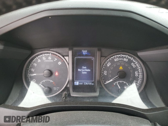 2016 Toyota Tacoma SR with VIN 3TMCZ5AN3GM038162, listed as a Copart auction lot 49446695 with 236,705 mi miles and Salvage Title. Bid and sale history available at carsss.com. Image 9.