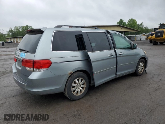 2008 Honda Odyssey EX-L z VIN 5FNRL38758B053436, wystawiony jako Copart lot #58325355 z przebiegiem 161 862 mil mil oraz Czysty tytuł • Clean title. Historia ofert i sprzedaży dostępna na DreamBid. Obrazek 3.