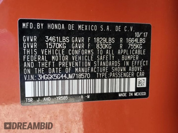 2018 Honda Fit LX with VIN 3HGGK5G44JM718570, listed as a Copart auction lot 74830344 with 158,523 mi miles and Salvage Title. Bid and sale history available at DreamBid. Image 12.