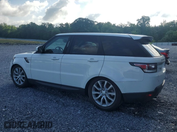 2016 Land Rover Range Rover Sport HSE with VIN SALWR2PF0GA656721, listed as a Copart auction lot 57646675 with 88,259 mi miles and Clean title. Bid and sale history available at DreamBid. Image 2.