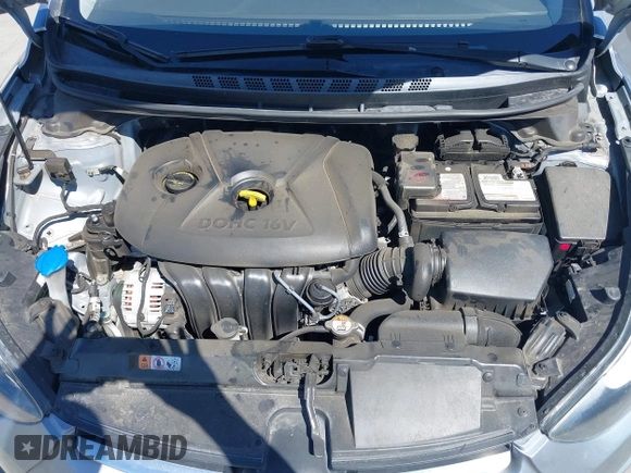 2016 Hyundai Elantra SE with VIN 5NPDH4AE2GH708646, listed as a IAAI auction lot 42543326 with 109,490 mi miles and . Bid and sale history available at DreamBid. Image 10.