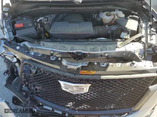 2023 Cadillac Escalade 4WD Sport Platinum with VIN 1GYS4GKL3PR534493, listed as a Copart auction lot 53098555 with 16,557 mi miles and Salvage Title. Bid and sale history available at carsss.com. Image 12.