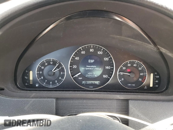 2009 Mercedes-Benz CLK-Class 3.5L with VIN WDBTJ56H09F261819, listed as a Copart auction lot 70021184 with 130,976 mi miles and Salvage Title. Bid and sale history available at carsss.com. Image 9.