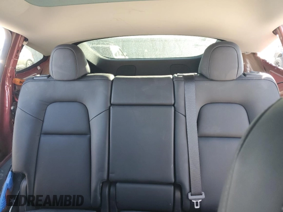 2023 Tesla Model Y Long Range with VIN 7SAYGDEE7PA044888, listed as a Copart auction lot 48538335 with 25,621 mi miles and Salvage Title. Bid and sale history available at DreamBid. Image 10.