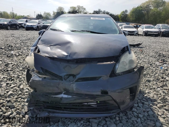 2012 Toyota Prius One with VIN JTDKN3DU7C1581293, listed as a Copart auction lot 53319285 with 181,618 mi miles and Salvage Title. Bid and sale history available at DreamBid. Image 5.