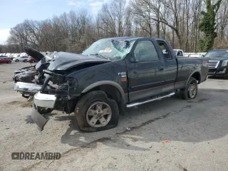 2003 Ford F-150 XL with VIN 1FTRX18W73NA55442, listed as a Copart auction lot 49927395 with 0 mi miles and Salvage Title. Bid and sale history available at carsss.com. Image 1.