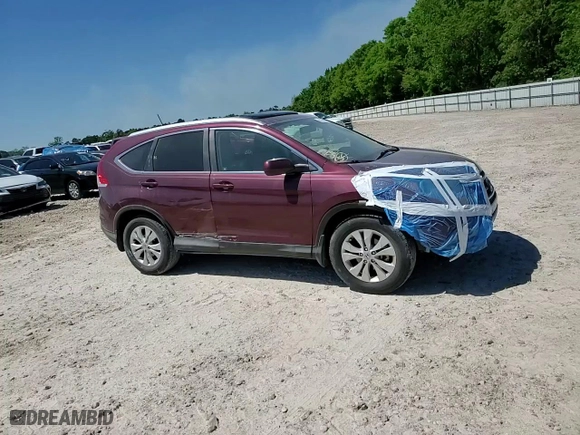 2012 Honda CR-V EX-L with VIN 5J6RM4H76CL062634, listed as a Copart auction lot 52734215 with 172,273 mi miles and Salvage Title. Bid and sale history available at carsss.com. Image 12.