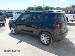 2018 Jeep Renegade Latitude with VIN ZACCJABB7JPH06179, listed as a IAAI auction lot 41900688 with 115,277 mi miles. Bid and sale history available at carsss.com. Image 3.