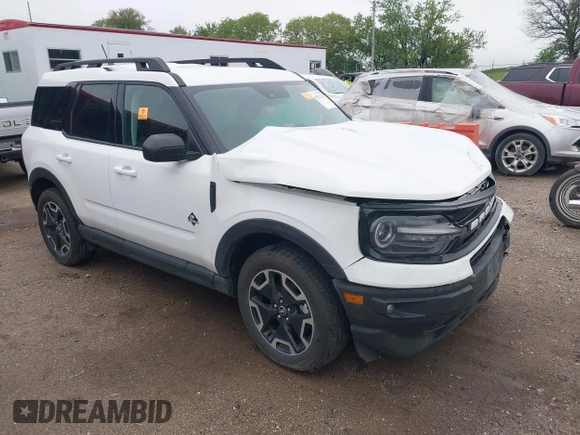 2023 Ford Bronco Sport Outer Banks with VIN 3FMCR9C6XPRE28168, listed as a IAAI auction lot 42311113 with 41,909 mi miles and . Bid and sale history available at DreamBid. Image 1.