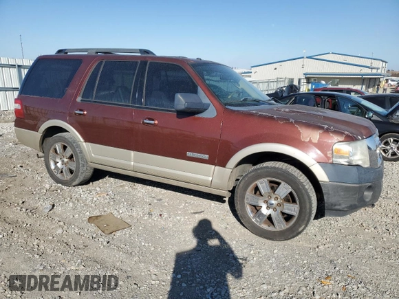 2008 Ford Expedition Eddie Bauer with VIN 1FMFU18578LA32776, listed as a Copart auction lot 48415485 with 272,374 mi miles and Salvage title. Bid and sale history available at DreamBid. Image 4.