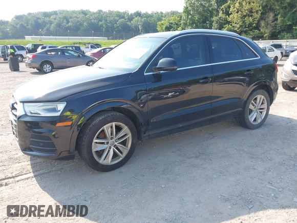2016 Audi Q3 Premium Plus with VIN WA1BFCFS9GR003187, listed as a IAAI auction lot 42609080 with 146,379 mi miles and . Bid and sale history available at DreamBid. Image 16.