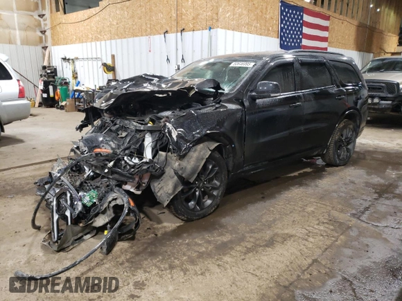 2022 Dodge Durango GT Plus with VIN 1C4RDJDGXNC196835, listed as a Copart auction lot 50646995 with 43,755 mi miles and Salvage title. Bid and sale history available at DreamBid. Image 1.