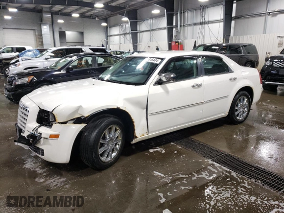 2010 Chrysler 300 Touring with VIN 2C3CK5CV0AH169531, listed as a Copart auction lot 61445444 with 169,463 mi miles and Salvage Title. Bid and sale history available at carsss.com. Image 1.