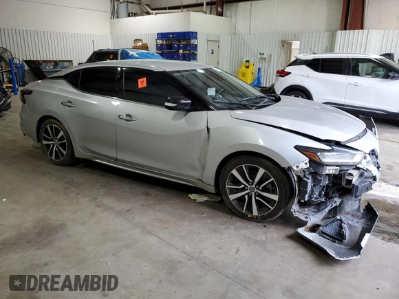 2021 Nissan Maxima SV z VIN 1N4AA6CV6MC514019, wystawiony jako Copart lot #51471885 z przebiegiem 85 114 mil mil oraz Szkoda całkowita • Salvage title. Historia ofert i sprzedaży dostępna na DreamBid. Obrazek 4.