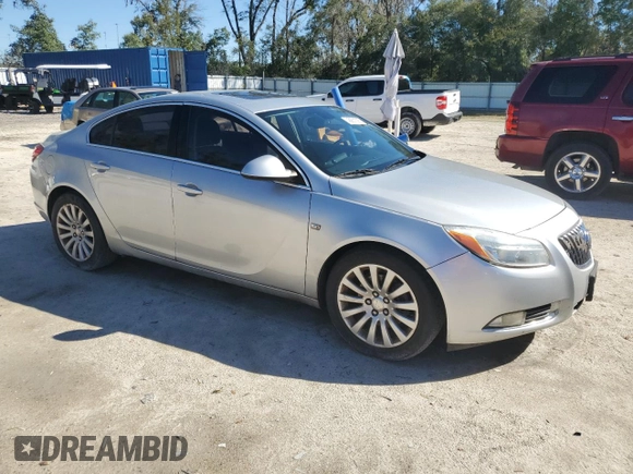 2011 Buick Regal with VIN 2G4GW5EV8B9190715, listed as a Copart auction lot 45651395 with 157,996 mi miles and Clean Title. Bid and sale history available at DreamBid. Image 4.