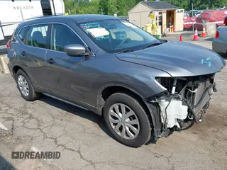 2017 Nissan Rogue SV with VIN KNMAT2MV1HP527951, listed as a IAAI auction lot 42493723 with 100,461 mi miles and . Bid and sale history available at DreamBid. Image 1.