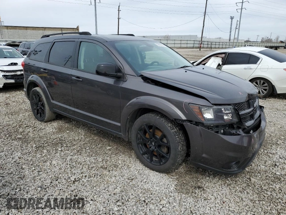 2019 Dodge Journey SE with VIN 3C4PDCBG5KT874901, listed as a Copart auction lot 50047635 with 112,768 mi miles and Salvage Title. Bid and sale history available at DreamBid. Image 4.