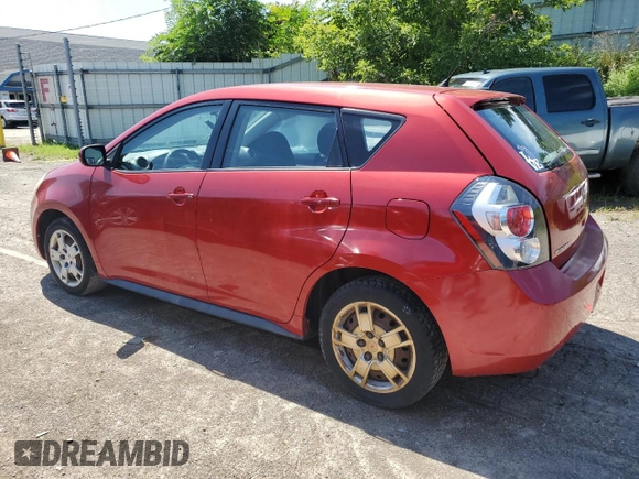 2009 Pontiac Vibe w/1SB with VIN 5Y2SP670X9Z446730, listed as a Copart auction lot 65626074 with 132,386 mi miles and Clean Title. Bid and sale history available at carsss.com. Image 2.