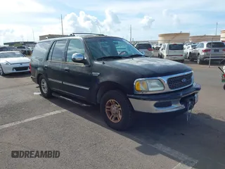 1997 Ford Expedition XLT z VIN 1FMEU1763VLB84166, wystawiony jako IAAI lot #42084344 z przebiegiem 75 767 mil mil oraz . Historia ofert i sprzedaży dostępna na DreamBid. Obrazek 1.